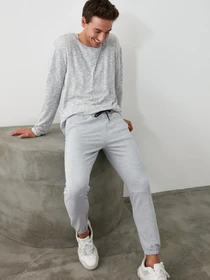 Брюки Trendyol модель TMNSS20EA0076/Gri Фото