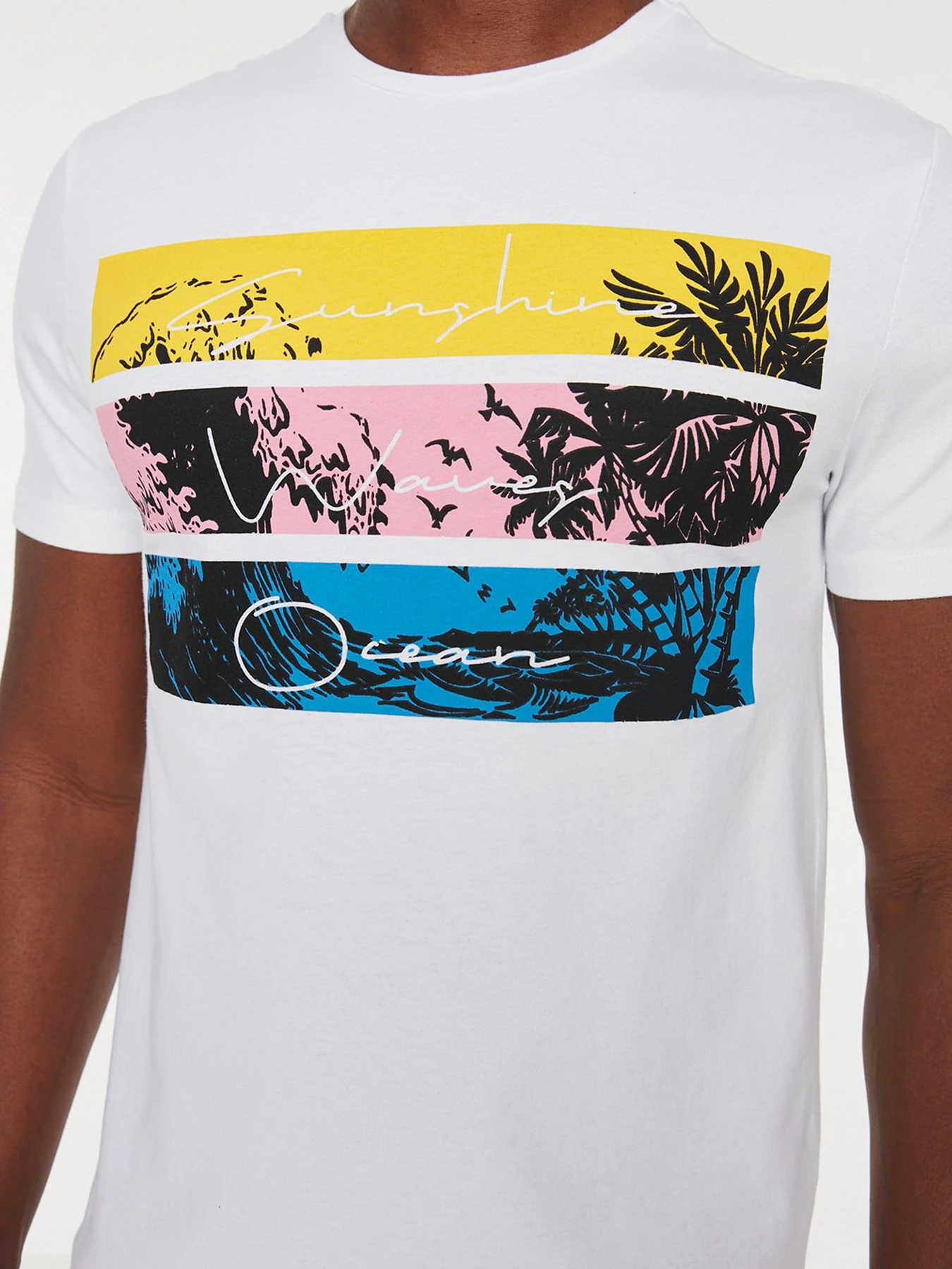 Футболки и поло Trendyol модель TMNSS20TS0639/Beyaz Фото