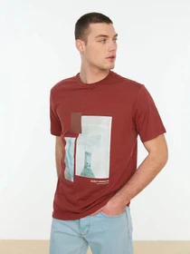 Футболки і поло Trendyol модель TMNSS21TS1079/Kiremit Фото