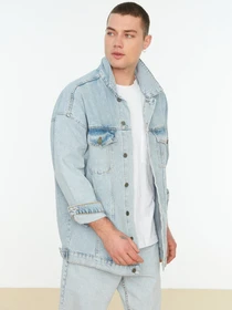 Куртки и дубленки Trendyol модель TMNSS22CE0160/Indigo Фото