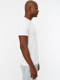 Футболки и поло Trendyol модель TMNSS19BO0001/Beyaz Фото