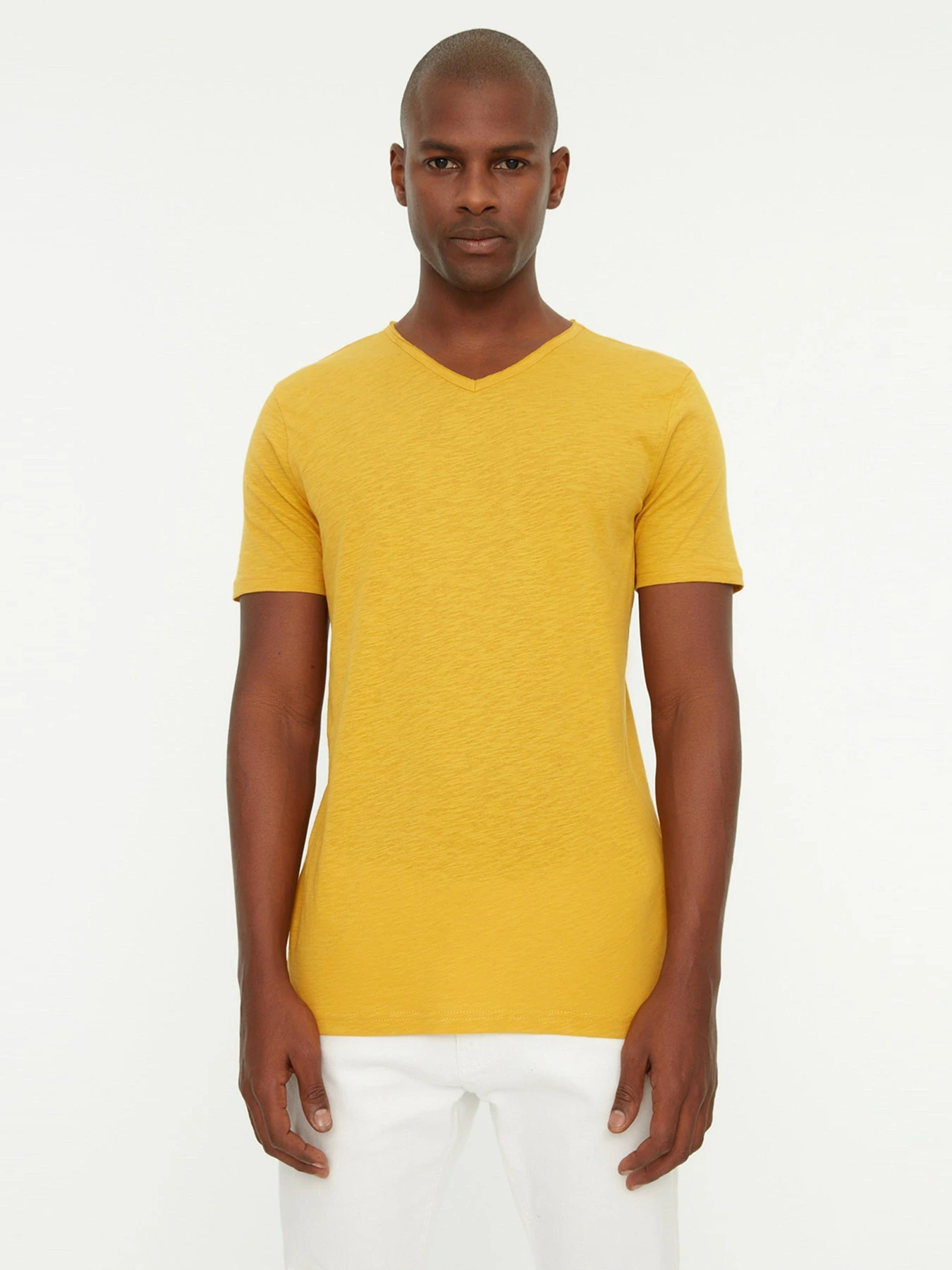 Футболки и поло Trendyol модель TMNSS20TS0035/Hardal Футболки и поло Trendyol модель TMNSS20TS0035/Hardal Фото