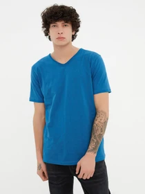 Футболки и поло Trendyol модель TMNSS20TS0035/Indigo Фото