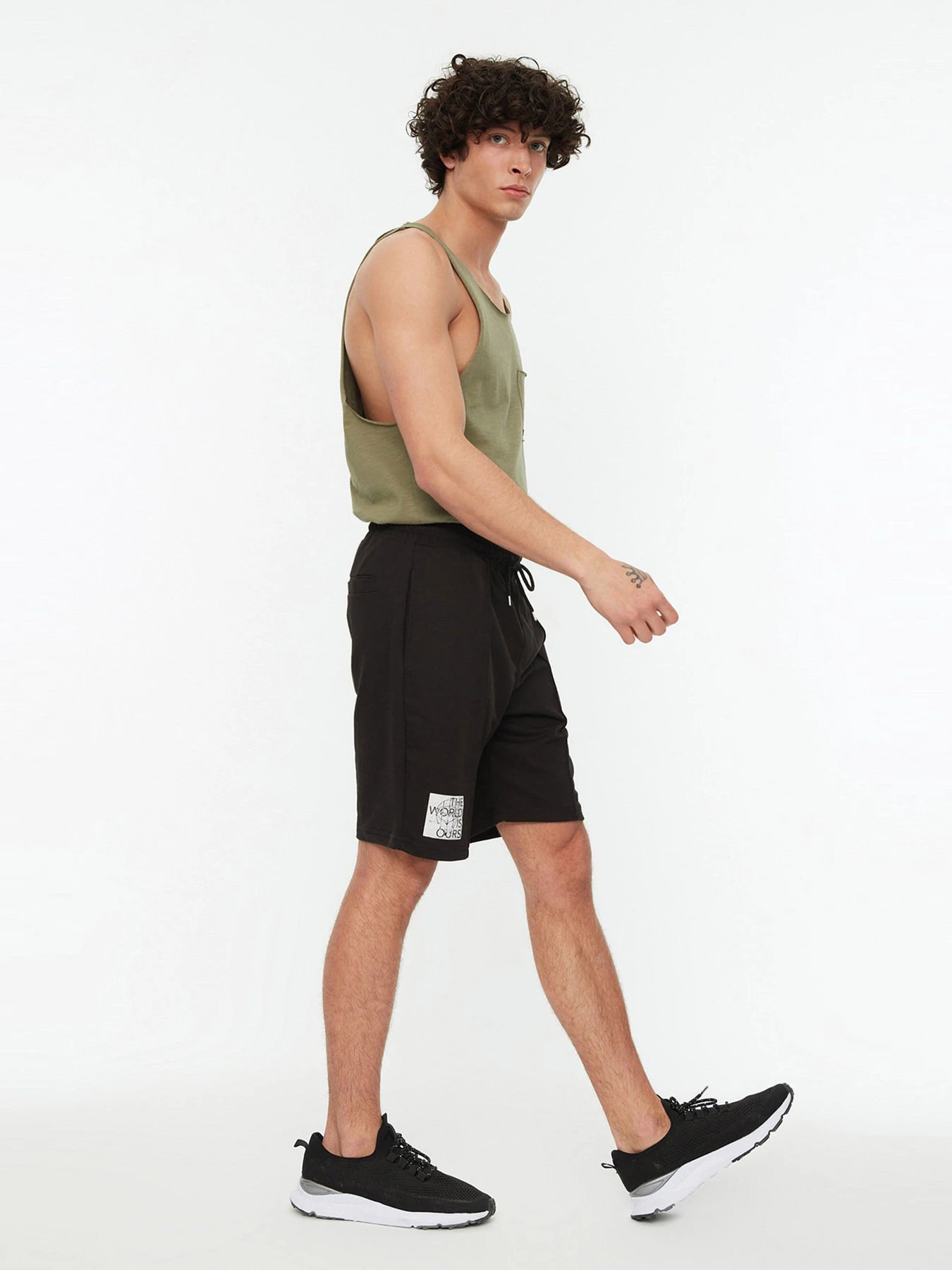 Шорты Trendyol модель TMNSS21SR0212/Siyah Фото