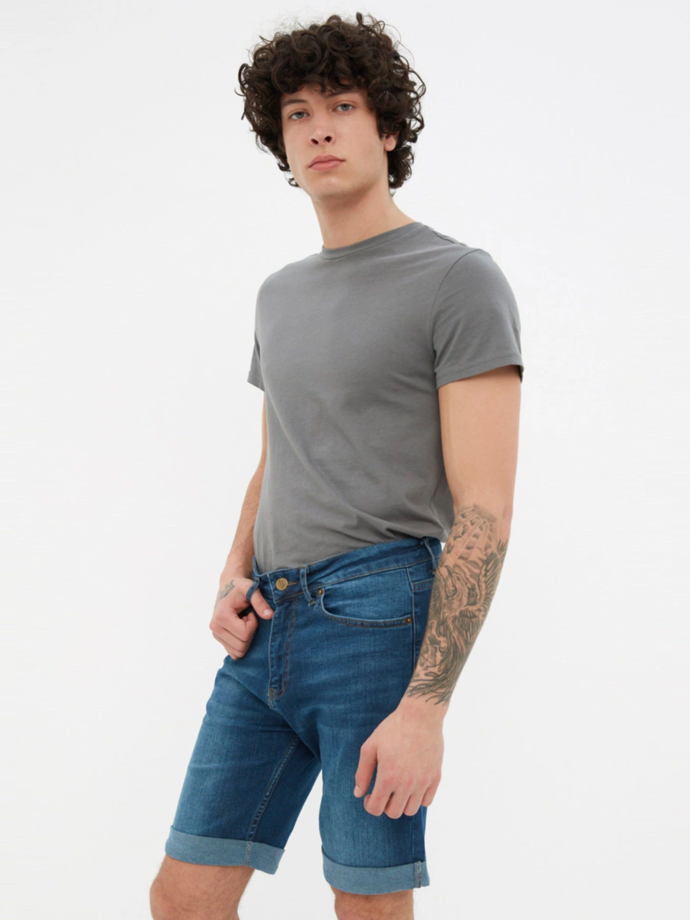 Шорты Trendyol модель TMNSS21SR0486/Lacivert Фото