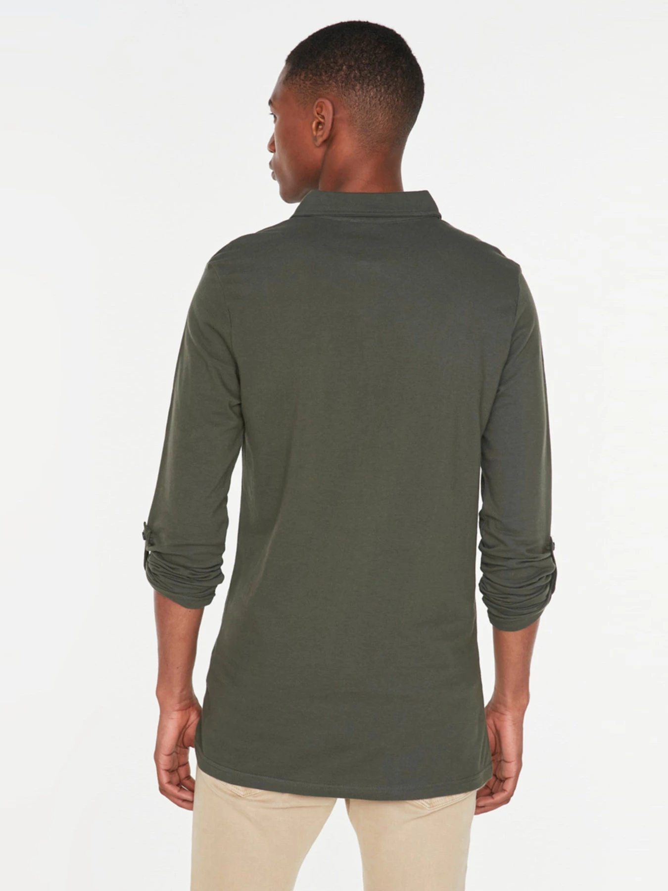 Сорочки Trendyol модель TMNSS22GO0052/Haki Фото