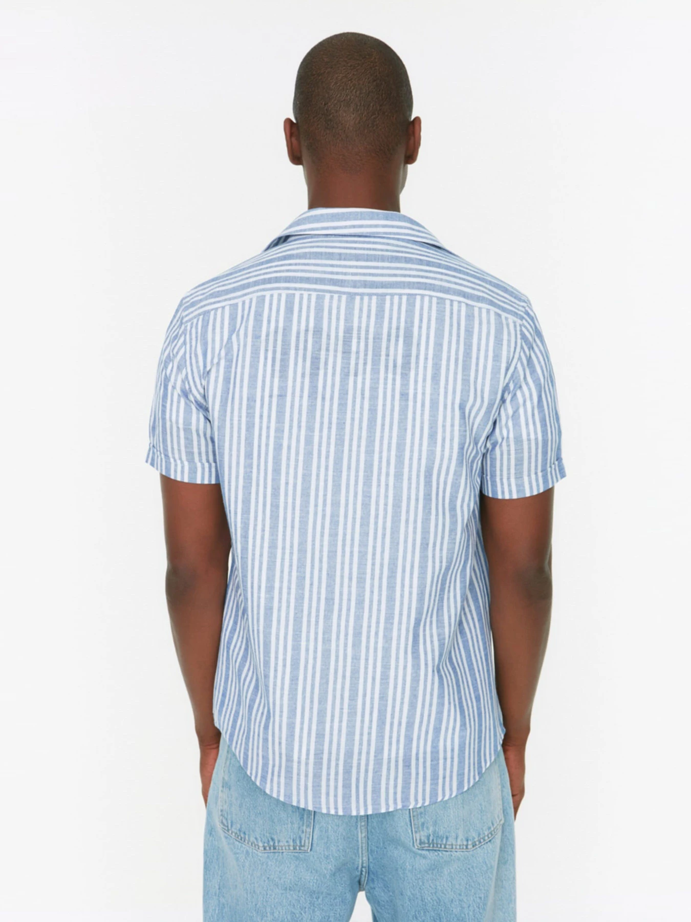 Сорочки Trendyol модель TMNSS22GO0269/Mavi Сорочки Trendyol модель TMNSS22GO0269/Mavi Фото