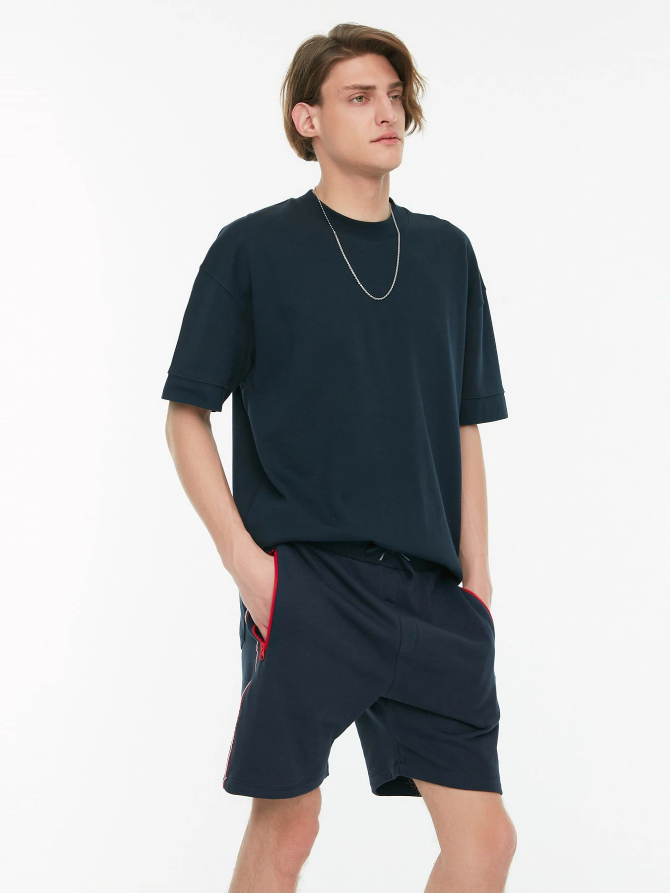 Шорты Trendyol модель TMNSS22SR0360/Lacivert Шорты Trendyol модель TMNSS22SR0360/Lacivert Фото