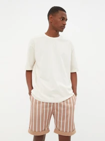 Футболки и поло Trendyol модель TMNSS22TS0280/Ekru Фото