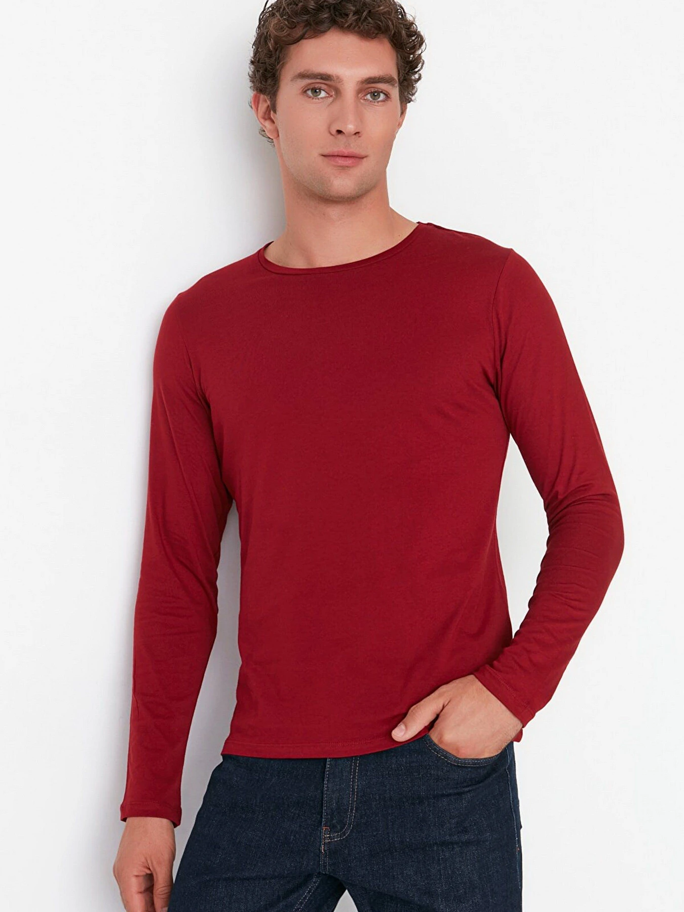 Худи и свитшоты Trendyol модель TMNAW21TS0208/Bordo Худи и свитшоты Trendyol модель TMNAW21TS0208/Bordo Фото