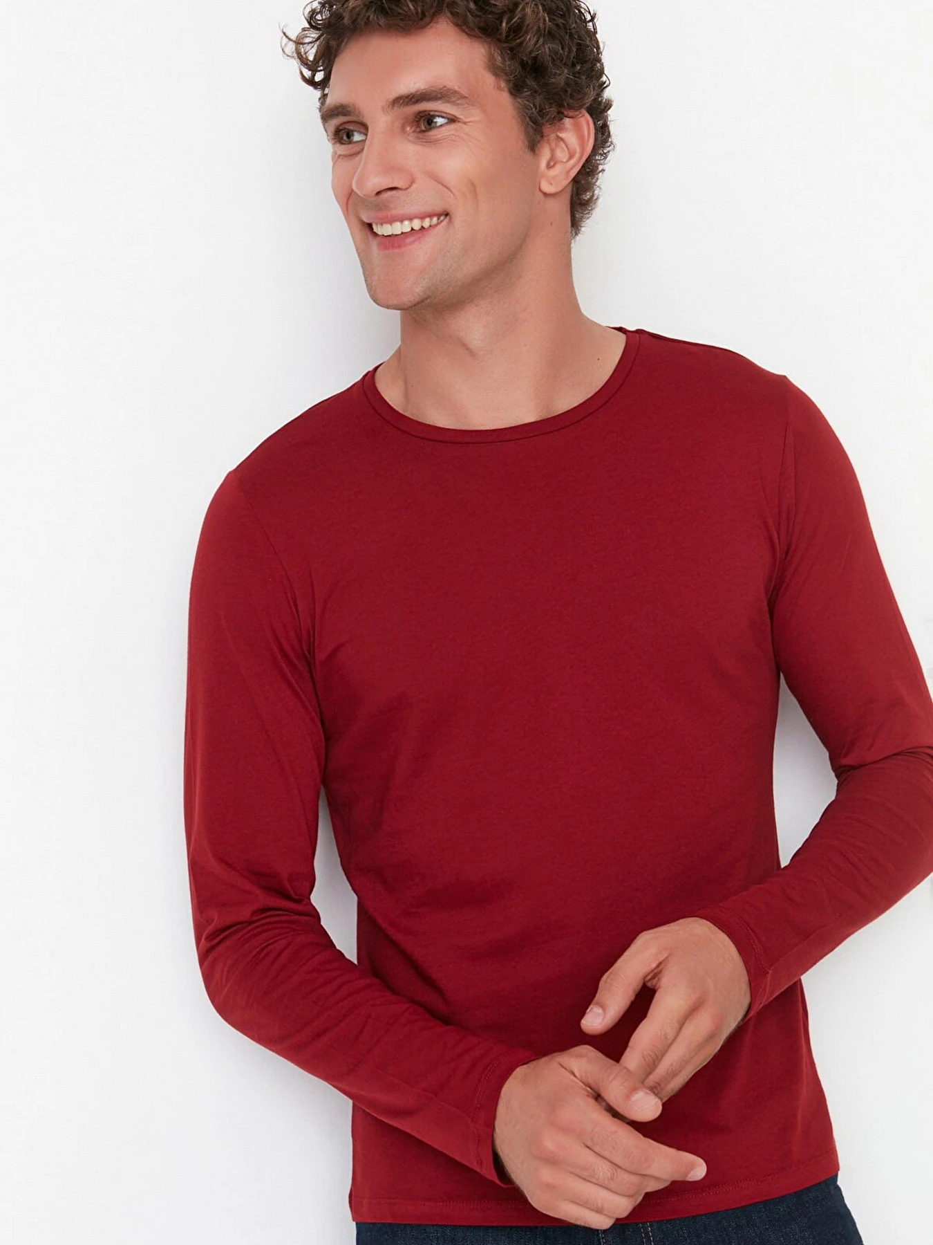 Худи и свитшоты Trendyol модель TMNAW21TS0208/Bordo Худи и свитшоты Trendyol модель TMNAW21TS0208/Bordo Фото