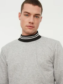 Худи и свитшоты Trendyol модель TMNAW22SW0680/Gri Фото