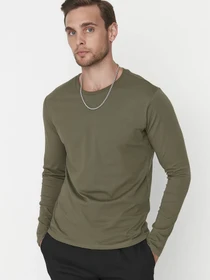 Худи и свитшоты Trendyol модель TMNAW21TS0208/Haki Фото