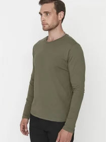 Худи и свитшоты Trendyol модель TMNAW21TS0208/Haki Фото