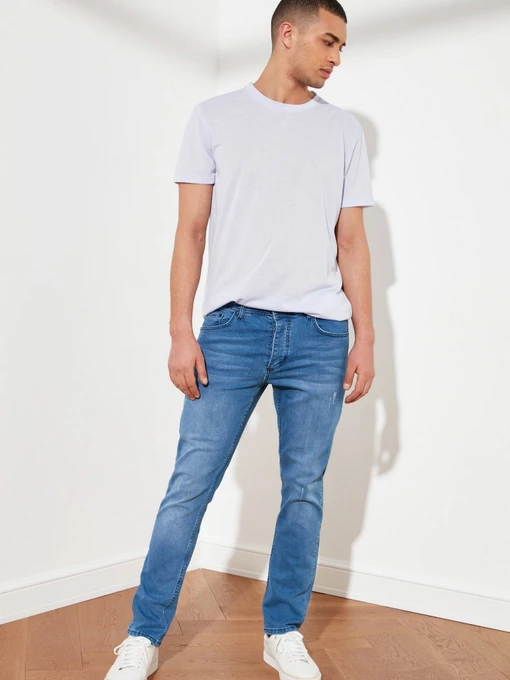 Джинси Trendyol Slim модель TMNSS21JE0067/Koyu Mavi Фото