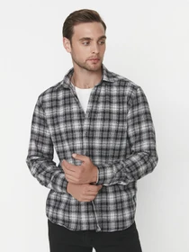 Рубашки Trendyol модель TMNAW23GO00069/Gri Фото