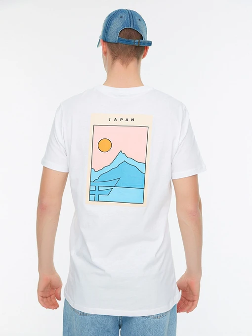 Футболки и поло Trendyol модель TMNSS21TS0620/Beyaz Фото