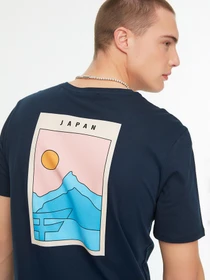 Футболки и поло Trendyol модель TMNSS21TS0620/Lacivert Фото