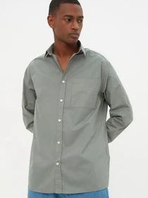 Сорочки Trendyol модель TMNSS22GO0035/Haki Фото