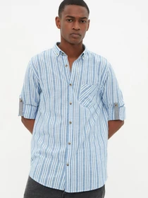 Сорочки Trendyol модель TMNSS22GO0268/Indigo Фото