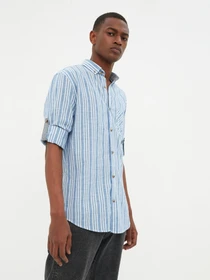 Сорочки Trendyol модель TMNSS22GO0268/Indigo Фото