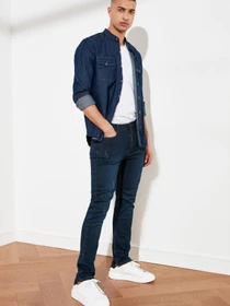 Джинси Trendyol Skinny модель TMNSS21JE0205/Indigo Фото