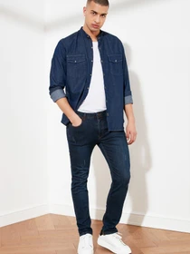 Джинси Trendyol Skinny модель TMNSS21JE0205/Indigo Фото