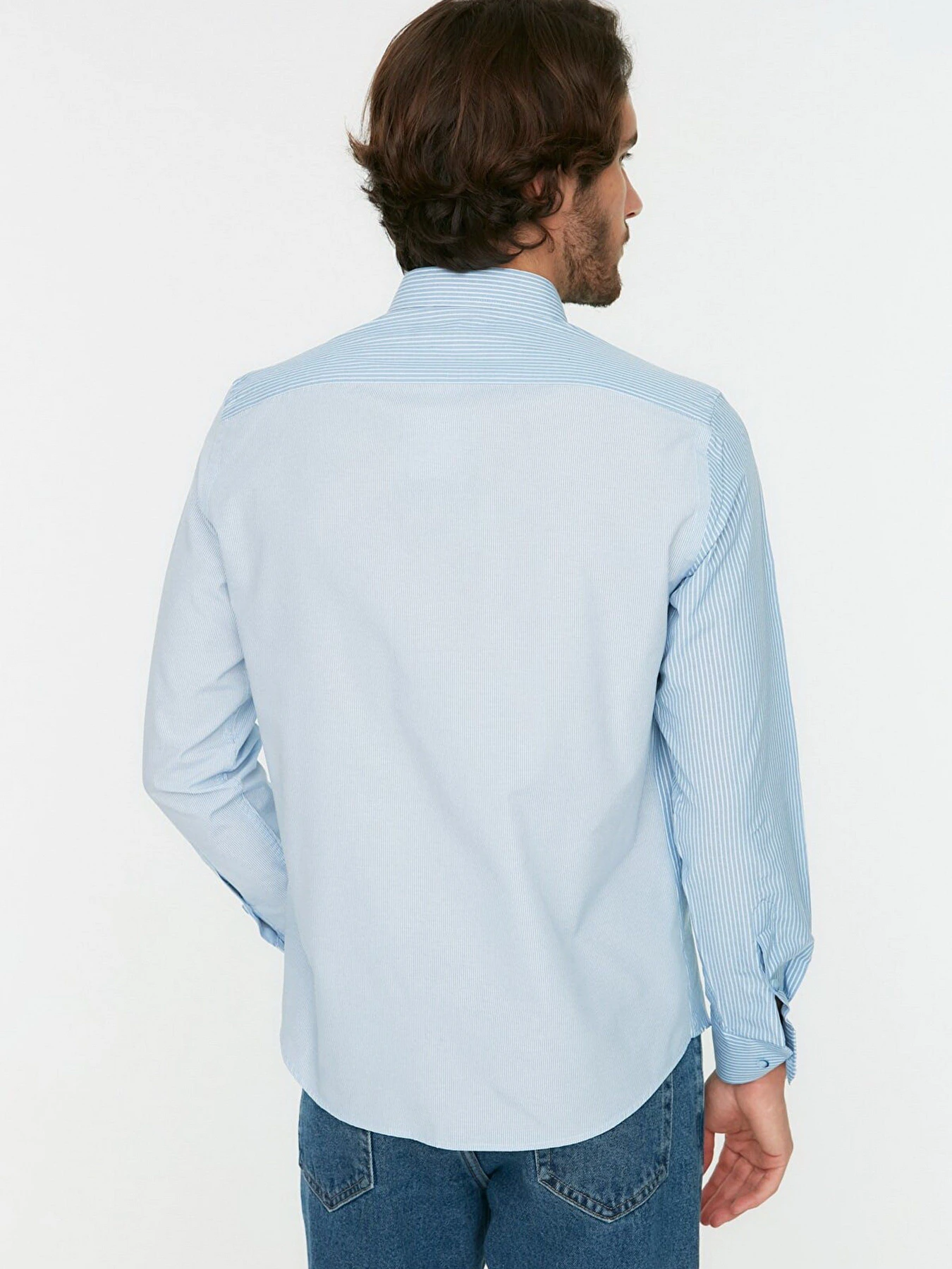 Рубашки Trendyol модель TMNSS22GO0486/Mavi Фото