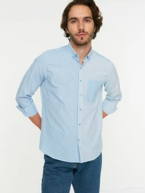 Рубашки Trendyol модель TMNSS22GO0486/Mavi Фото