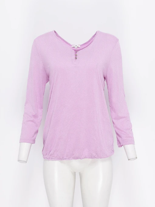 Сорочки Tom Tailor модель 1024038.XX.70_бузковий з білим Фото