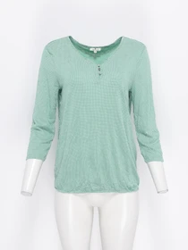 Сорочки Tom Tailor модель 1024038.XX.70_с.зелений з білим Фото