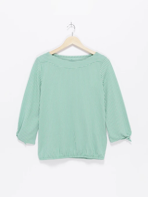 Сорочки Tom Tailor модель 1024524.XX.70_зелений з білим Фото