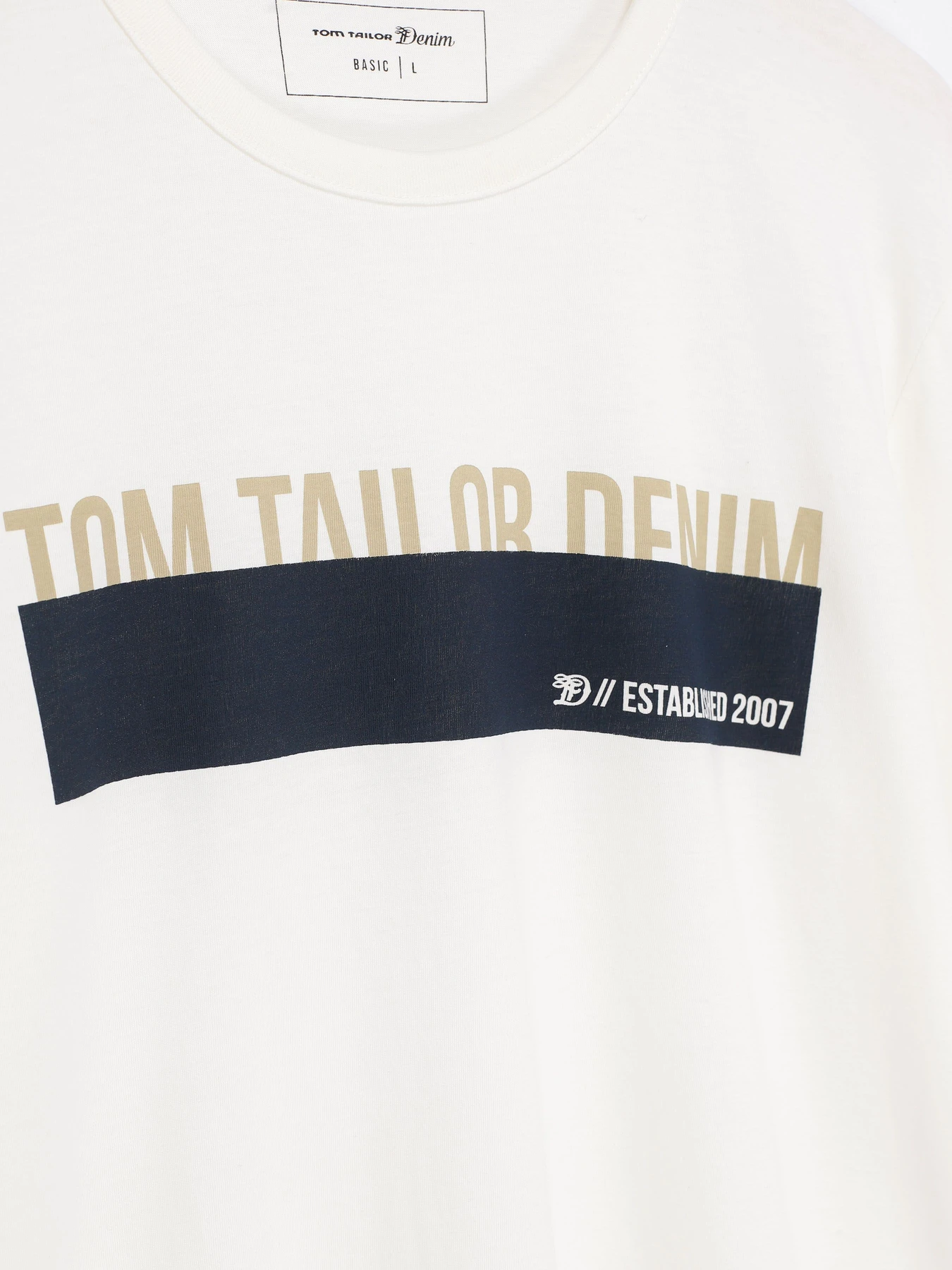 Худі та світшоти Tom Tailor модель 1028337.XX.12_білий комб. Фото