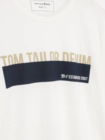 Худі та світшоти Tom Tailor модель 1028337.XX.12_білий комб. Фото