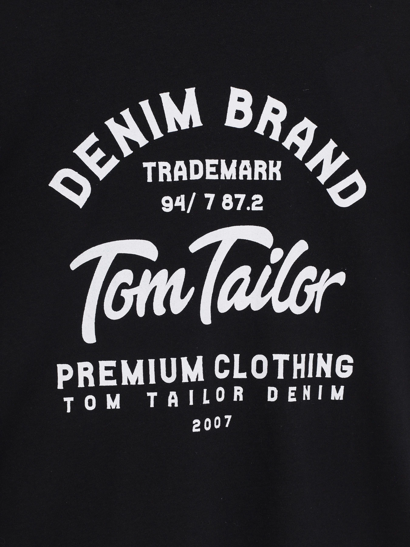 Футболки и поло Tom Tailor модель TT22032032_чорний з білим Фото