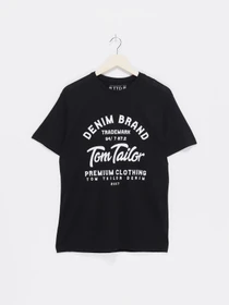 Футболки и поло Tom Tailor модель TT22032032_чорний з білим Фото