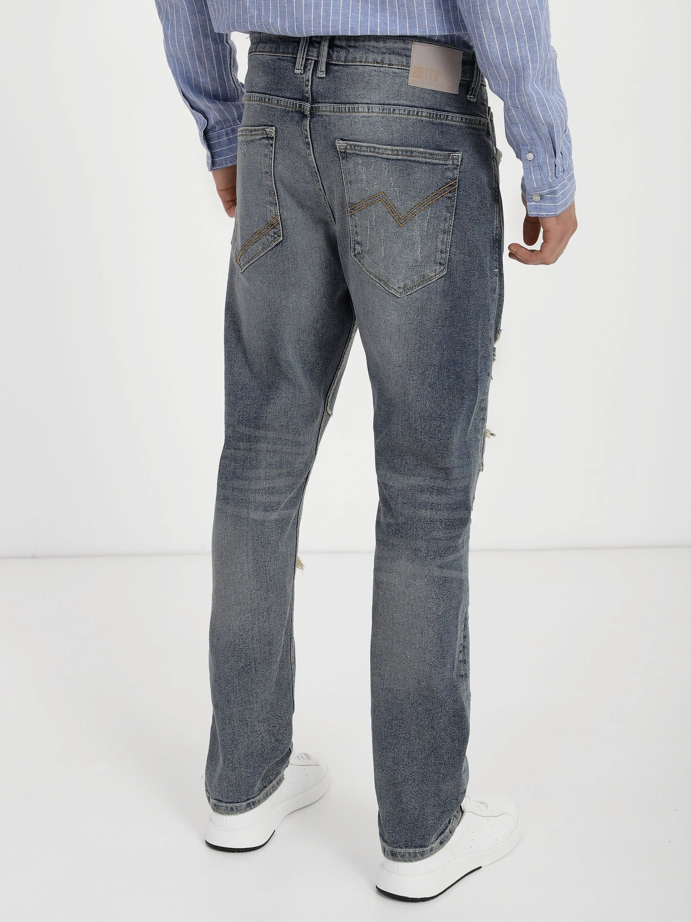 Джинси Tom Tailor модель 1002735.XX.12_синій комб. Джинси Tom Tailor модель 1002735.XX.12_синій комб. Фото