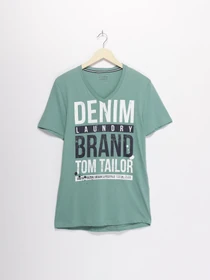 Футболки і поло Tom Tailor модель 1004477.XX.12_зелений комб. Фото