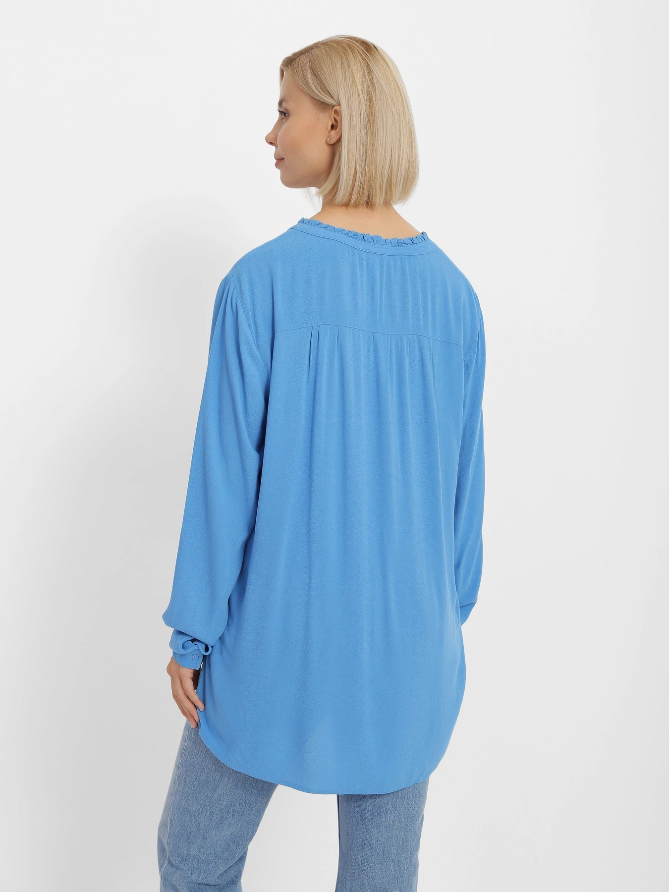 Сорочки Tom Tailor модель 1006350.XX.71_синій Сорочки Tom Tailor модель 1006350.XX.71_синій Фото