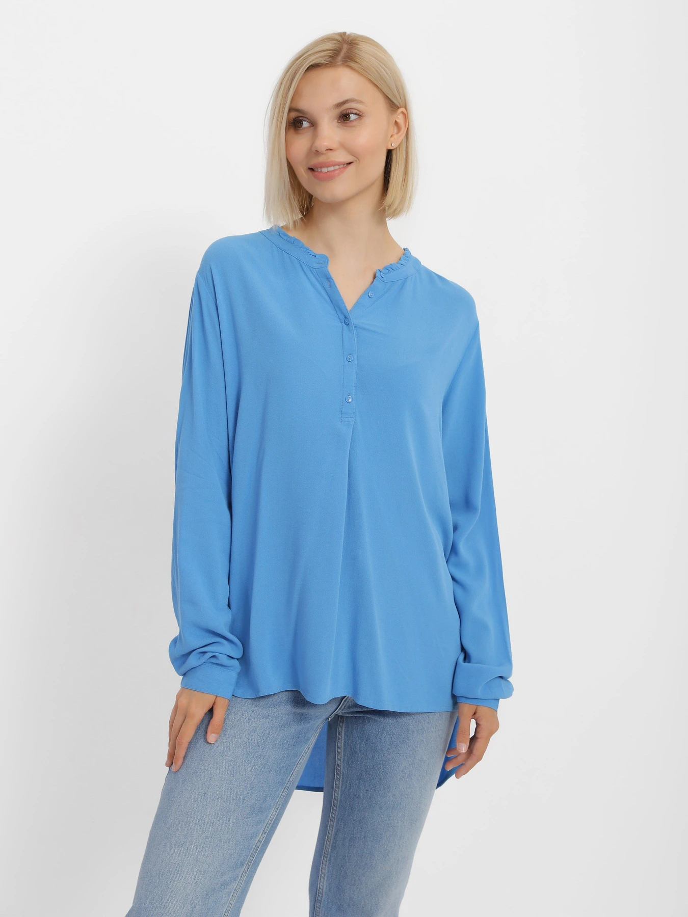 Сорочки Tom Tailor модель 1006350.XX.71_синій Сорочки Tom Tailor модель 1006350.XX.71_синій Фото