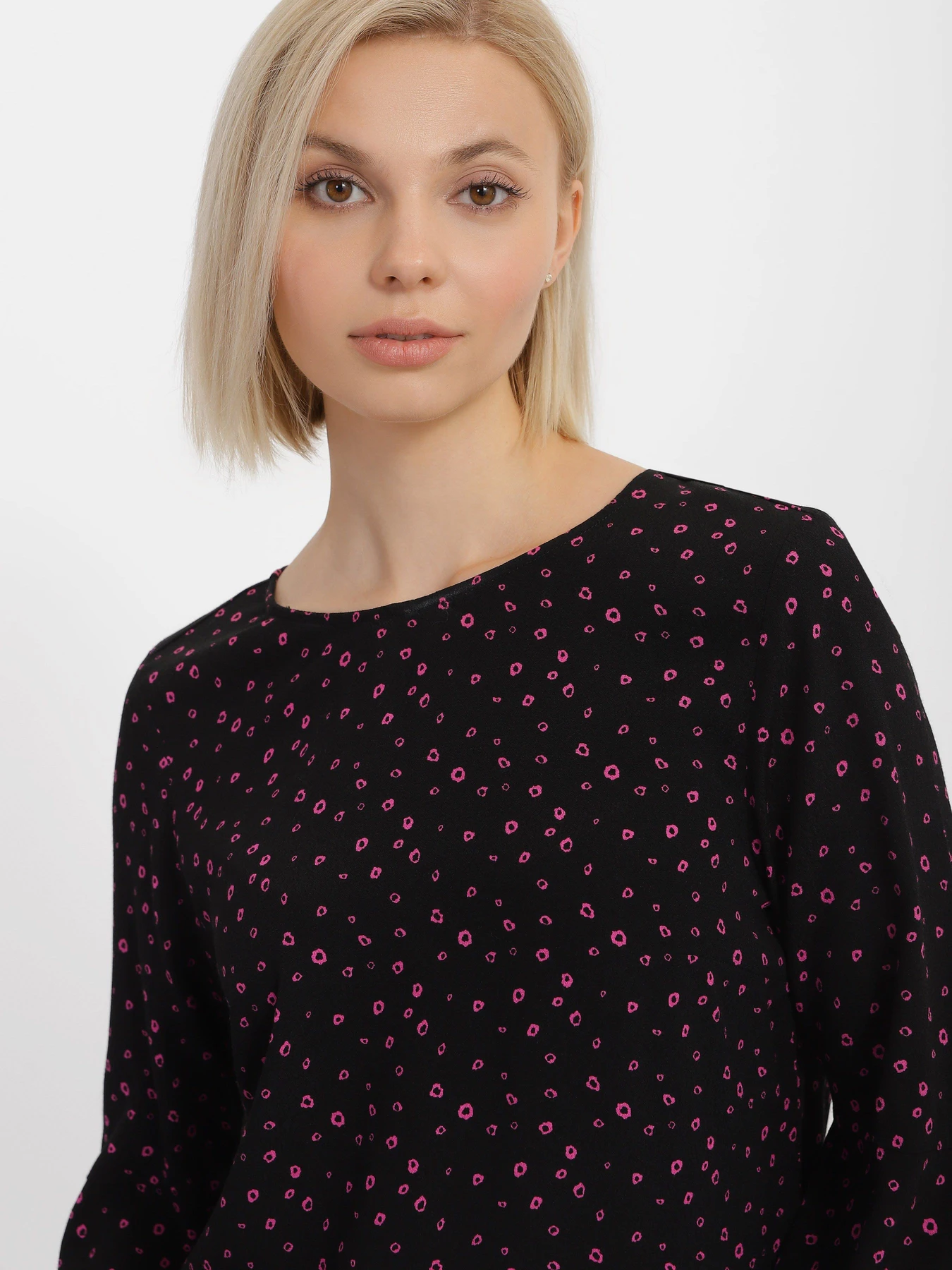 Сорочки Tom Tailor модель 1007079.XX.71_чорний комб. Сорочки Tom Tailor модель 1007079.XX.71_чорний комб. Фото