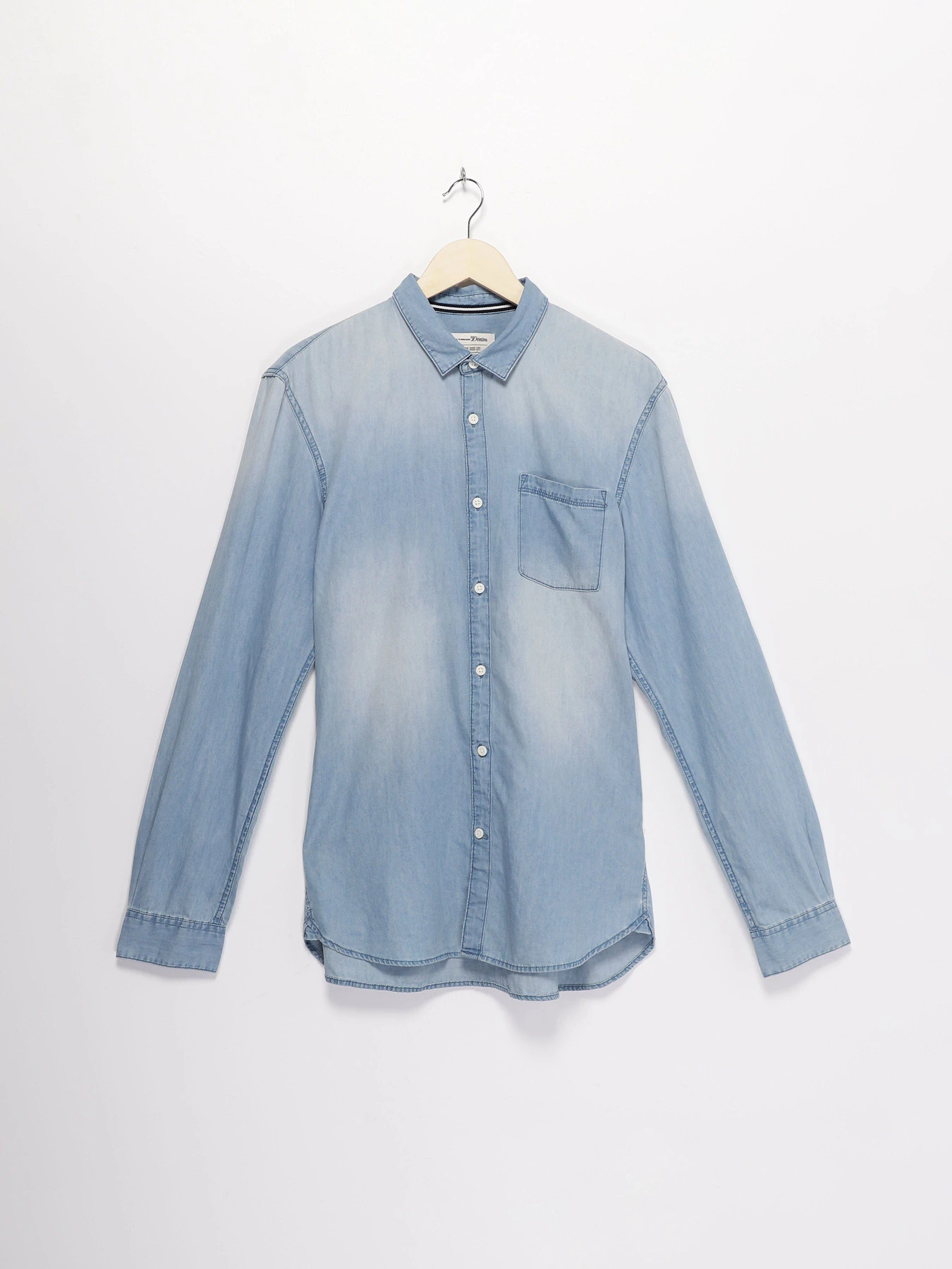 Сорочки Tom Tailor модель 1007546.XX.12_с.синій Сорочки Tom Tailor модель 1007546.XX.12_с.синій Фото