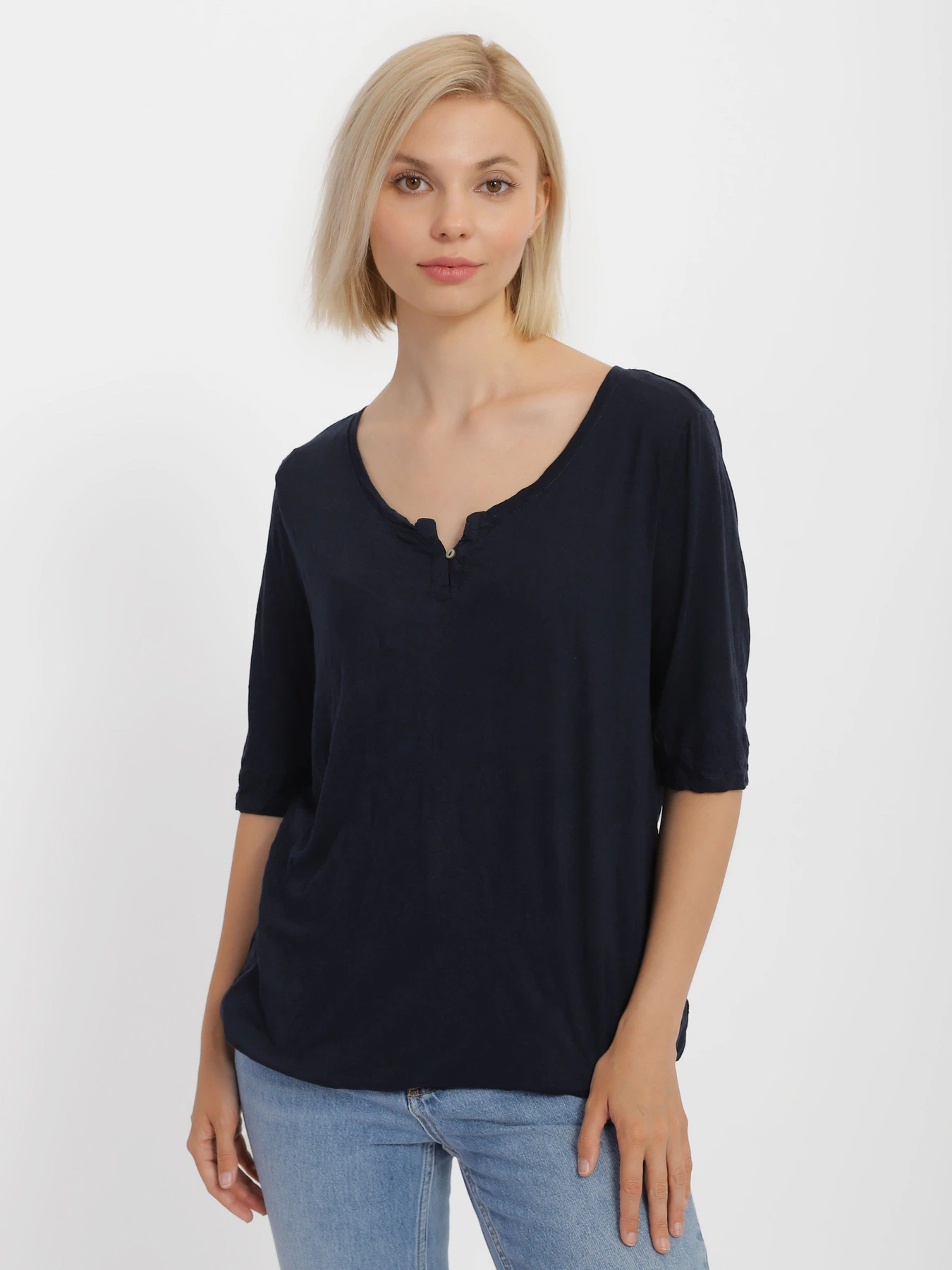 Сорочки Tom Tailor модель 1011947.XX.70_т.синій Сорочки Tom Tailor модель 1011947.XX.70_т.синій Фото