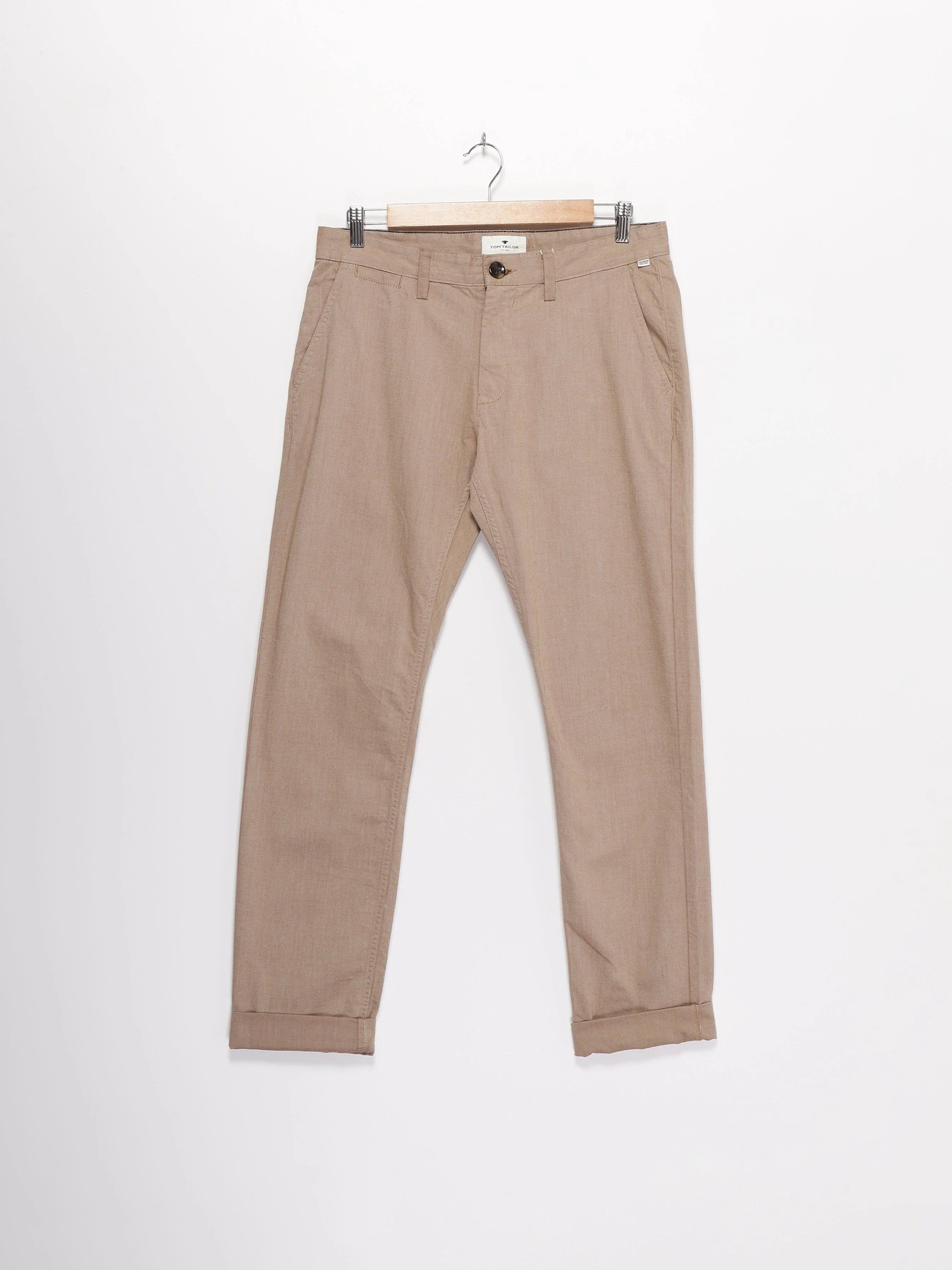 Брюки Tom Tailor модель 1017106.XX.10_бежевий Брюки Tom Tailor модель 1017106.XX.10_бежевий Фото