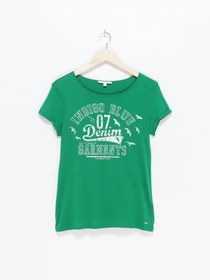 Футболки и поло Tom Tailor модель 1018600.XX.71_зелений з білим Фото