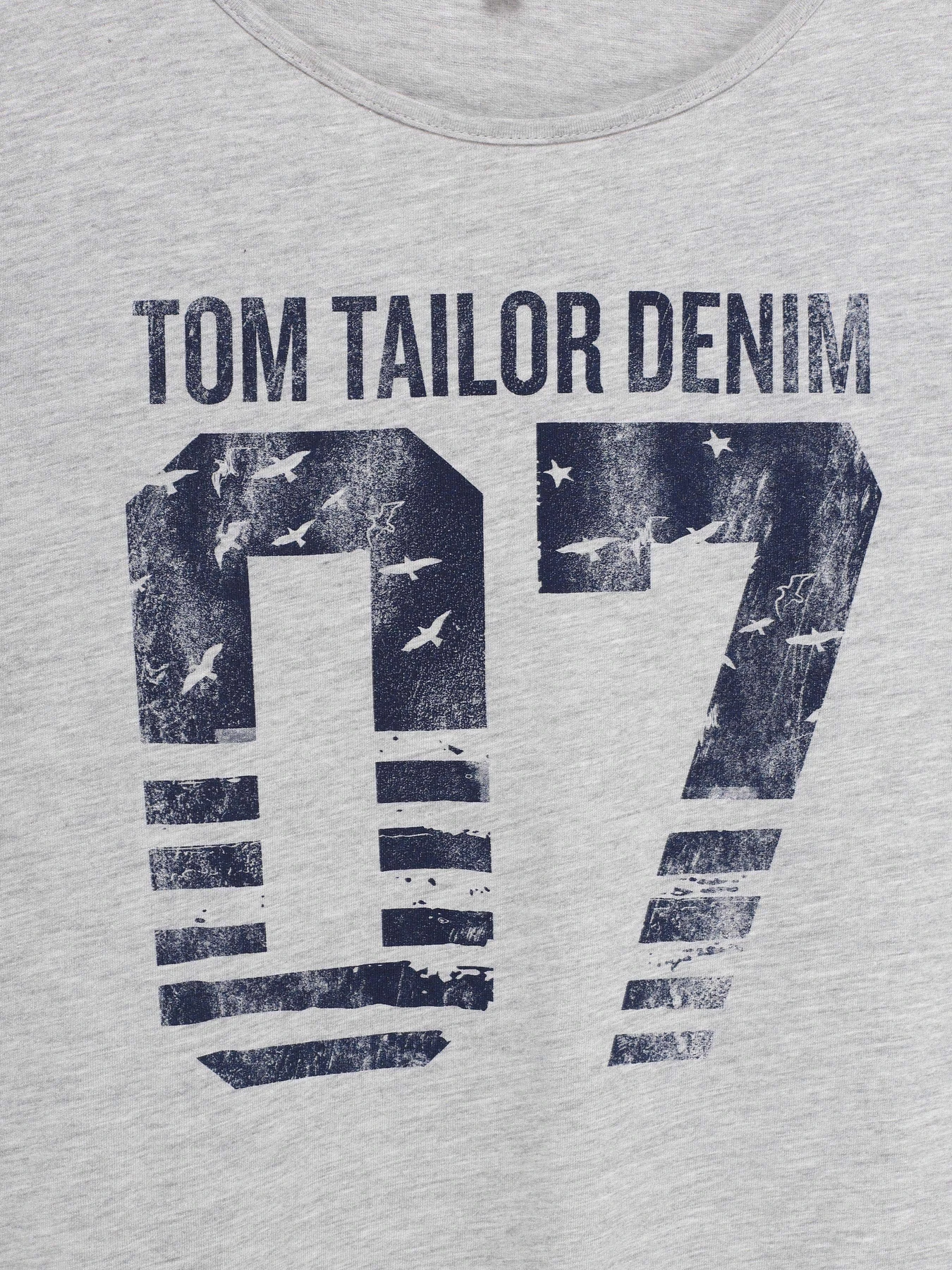 Футболки і поло Tom Tailor модель 1018603.XX.71_сірий з т.синім Фото