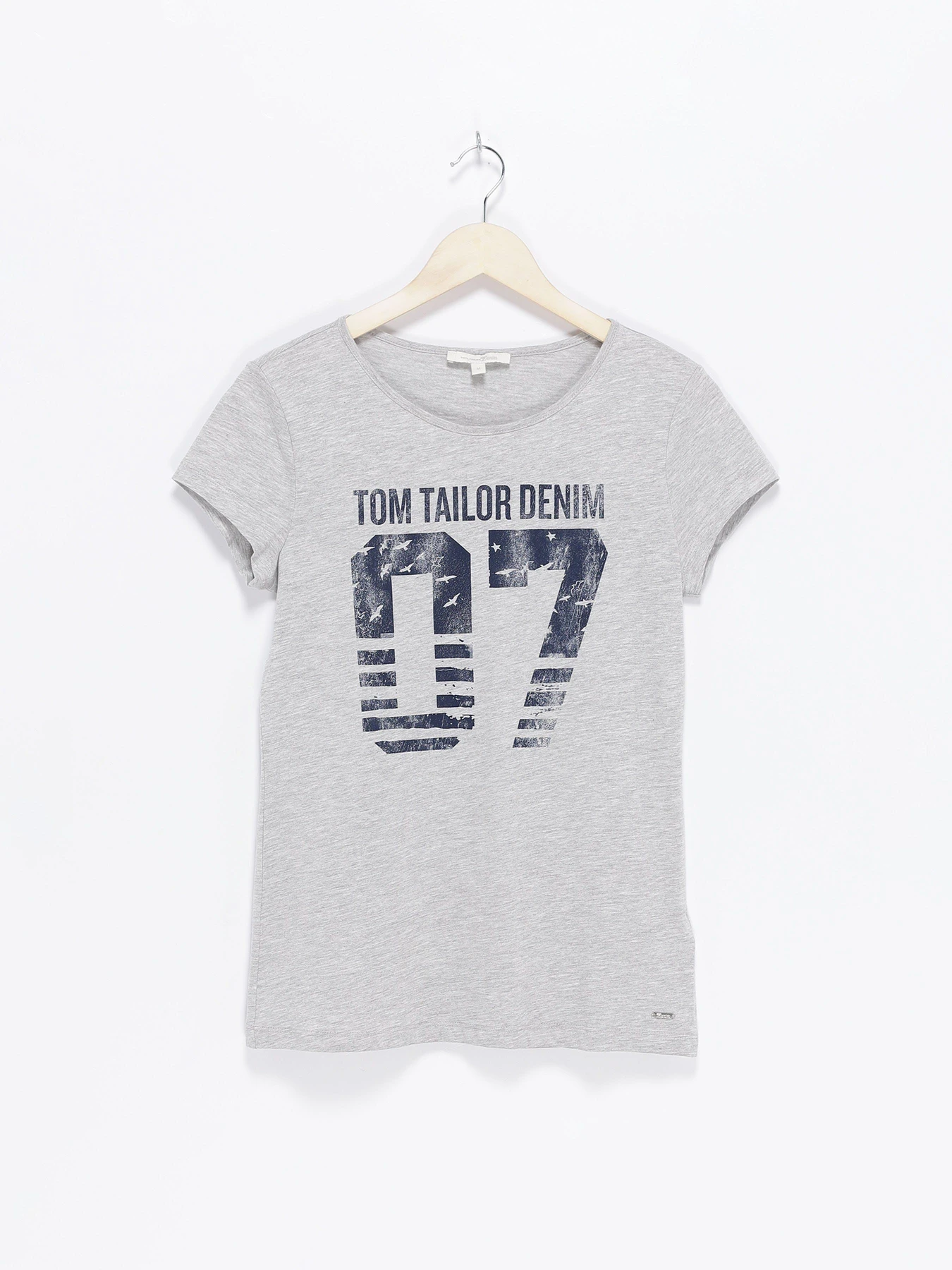 Футболки і поло Tom Tailor модель 1018603.XX.71_сірий з т.синім Фото