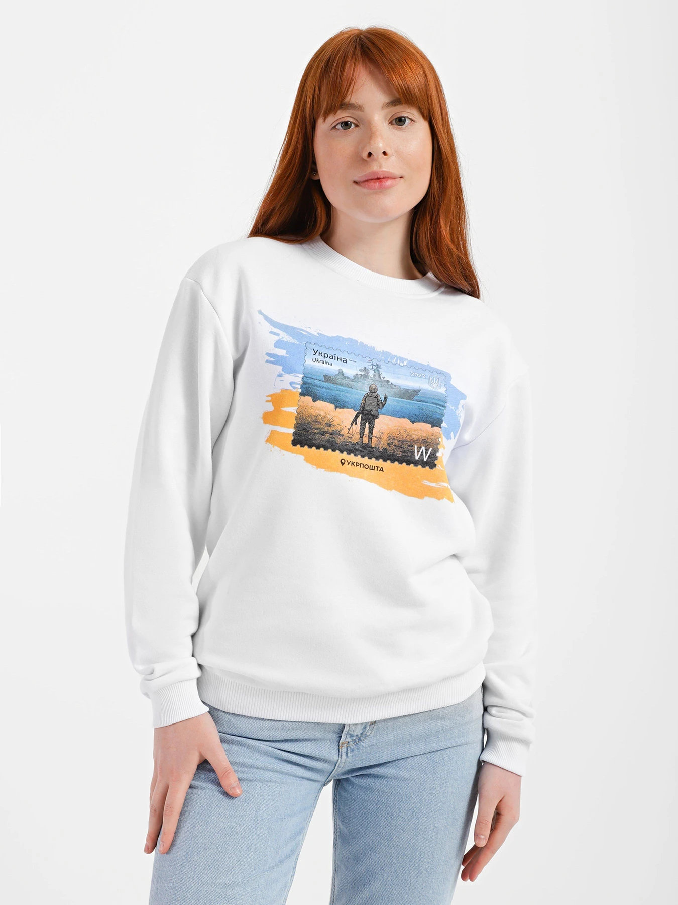 Худи и свитшоты Intertop Ukrposhta модель 11240 Худи и свитшоты Intertop Ukrposhta модель 11240 Фото