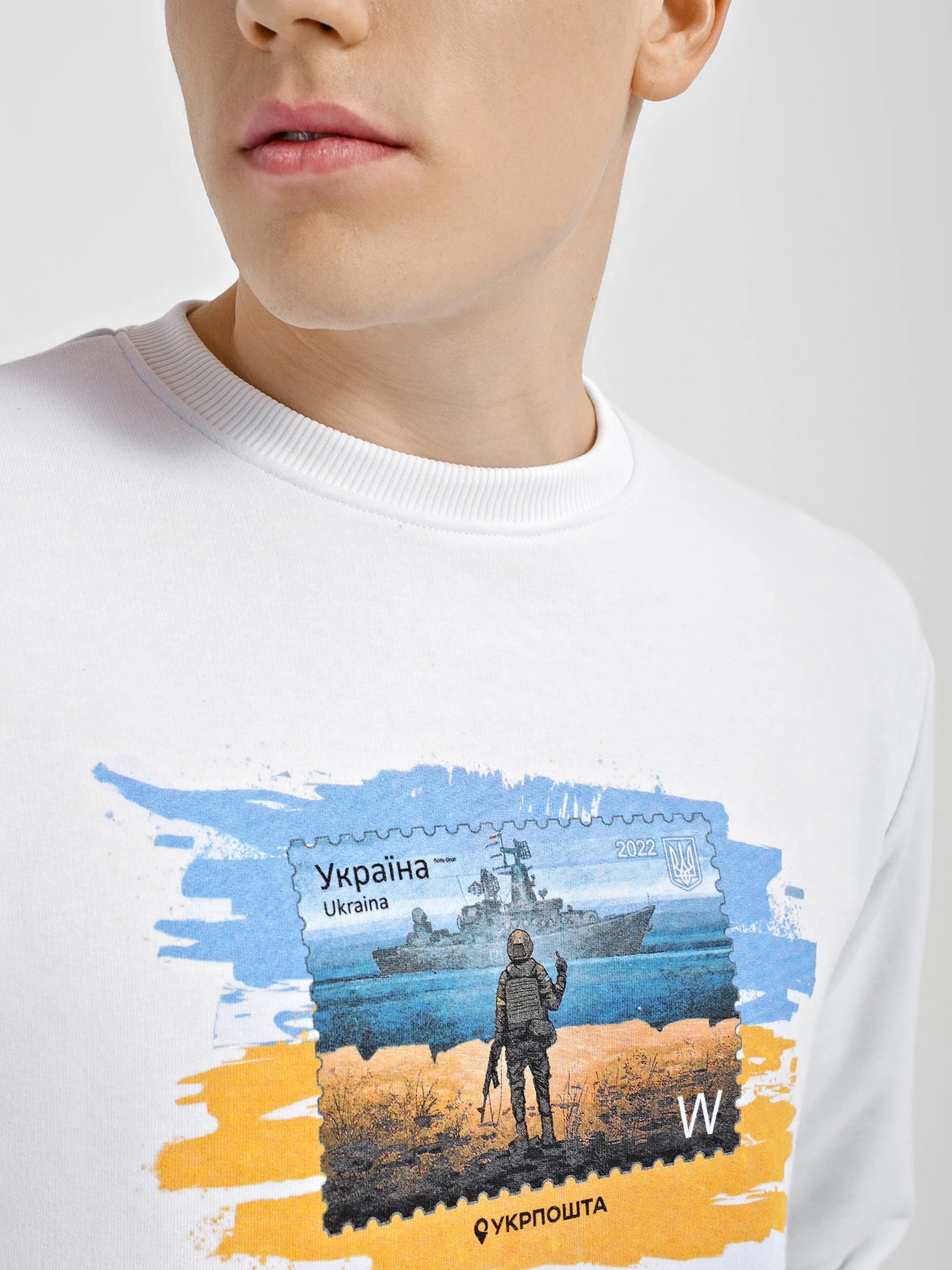 Худи и свитшоты Intertop Ukrposhta модель 11240 Худи и свитшоты Intertop Ukrposhta модель 11240 Фото