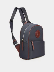 Рюкзаки US Polo модель US21820 NAVY-BURGUNDY Фото